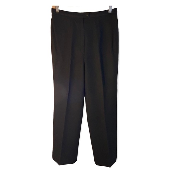 Vintage Pendleton Virgin Wool Trouser Pants High Rise Black Size 10 - Picture 1 of 10